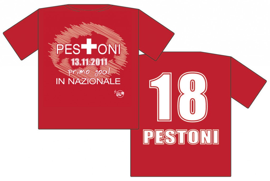 tshirt Pestoni in nazionale