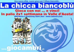 Premiazione de la chicca biancoblu