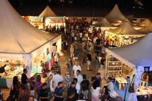 Una rotonda biancoblù